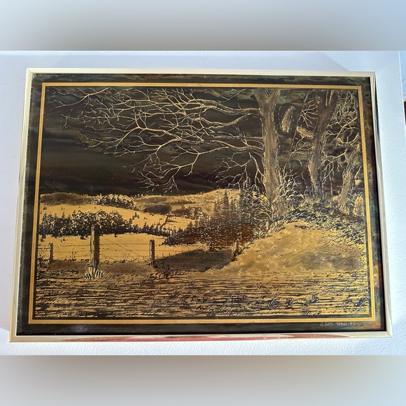 Vintage Metal Etching - Picture 5 of 10